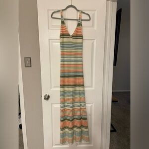 Colorful knit maxi dress - Size M